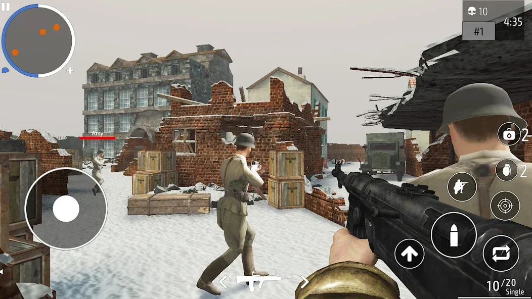 World War 2 Shooter offline (Мировая война 2 Стрелок) [МОД Все открыто] Screenshot 5
