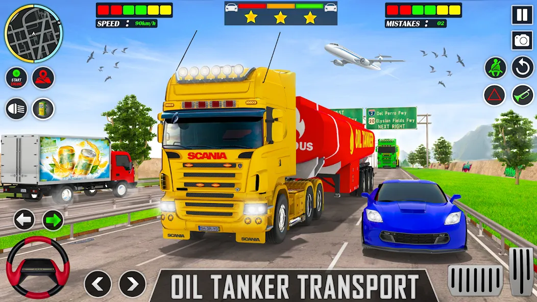 Offroad Oil Tanker Truck Games (Оффроуд Игры на машинецистерне для нефти) [МОД Unlimited Money] Screenshot 1