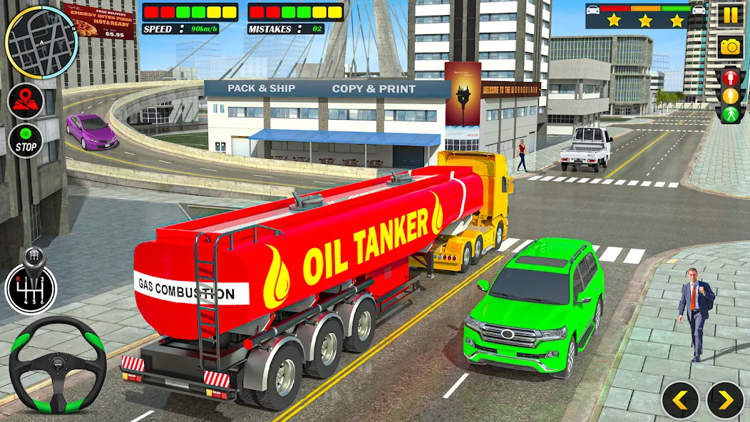 Offroad Oil Tanker Truck Games (Оффроуд Игры на машинецистерне для нефти) [МОД Unlimited Money] Screenshot 2
