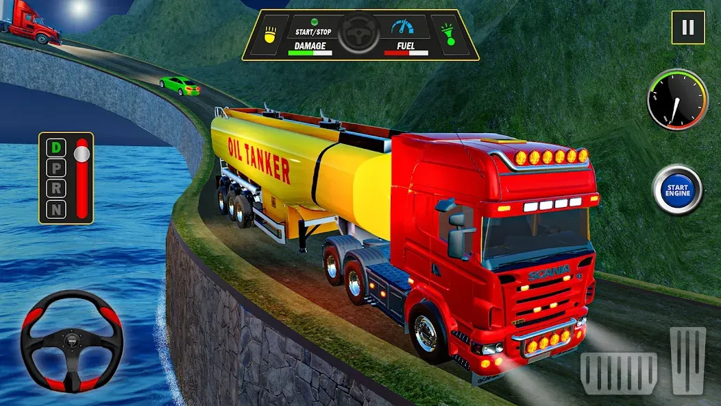 Offroad Oil Tanker Truck Games (Оффроуд Игры на машинецистерне для нефти) [МОД Unlimited Money] Screenshot 3