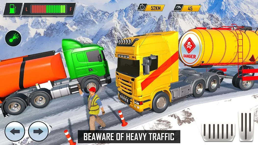 Offroad Oil Tanker Truck Games (Оффроуд Игры на машинецистерне для нефти) [МОД Unlimited Money] Screenshot 4
