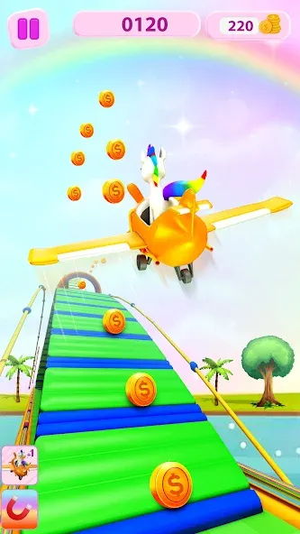 Unicorn Kingdom: Running Games (Юникорн Кингдом) [МОД Unlimited Money] Screenshot 2