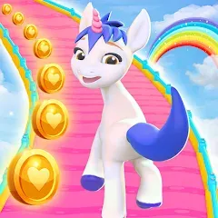 Скачать взлом Unicorn Kingdom: Running Games (Юникорн Кингдом)  [МОД Unlimited Money]