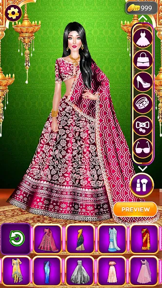 Dress Up Game-Make Up games [МОД Бесконечные монеты] Screenshot 2