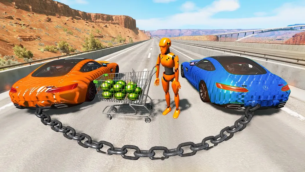 Car Crash: 3D Mega Demolition (Кар краш) [МОД Unlimited Money] Screenshot 4