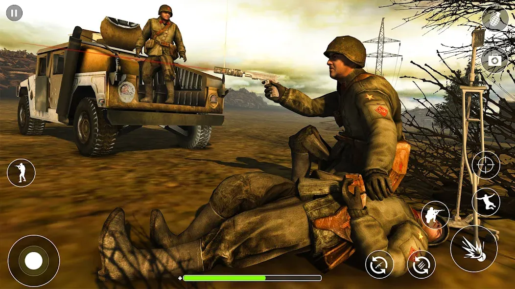 WW2 Survival Shooter :Gun fire (Вторая Мировая Война ) [МОД Бесконечные деньги] Screenshot 3