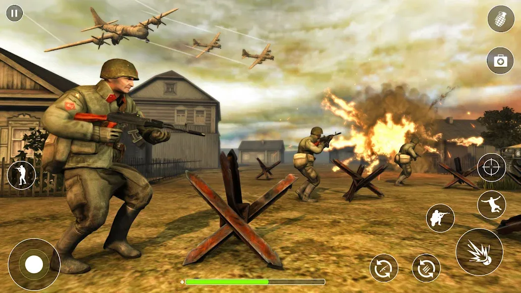 WW2 Survival Shooter :Gun fire (Вторая Мировая Война ) [МОД Бесконечные деньги] Screenshot 5