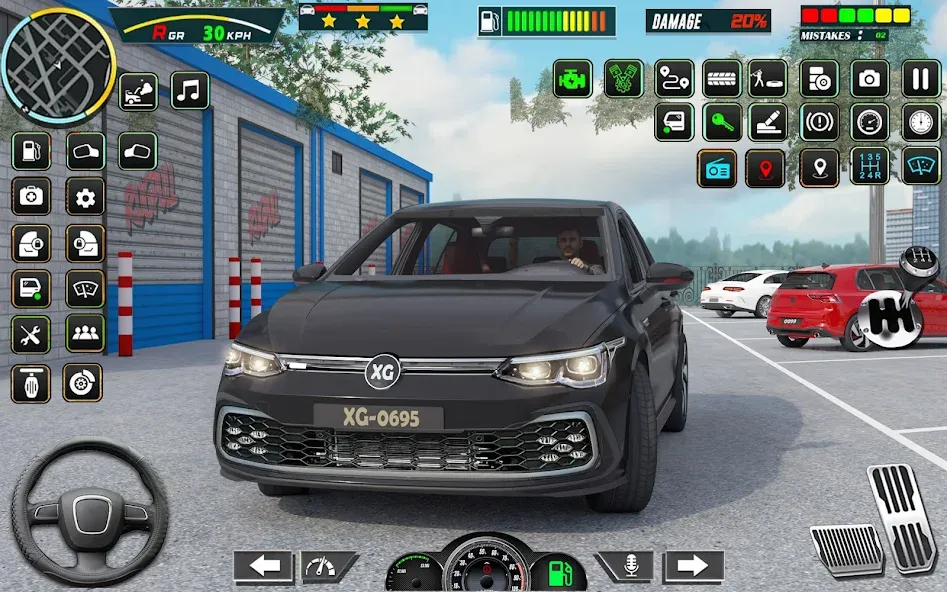 City Car Driving - Car Games (Сити Кар Драйвинг) [МОД Все открыто] Screenshot 1