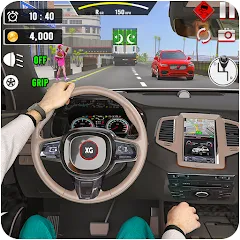 Скачать взломанную City Car Driving - Car Games (Сити Кар Драйвинг)  [МОД Все открыто]