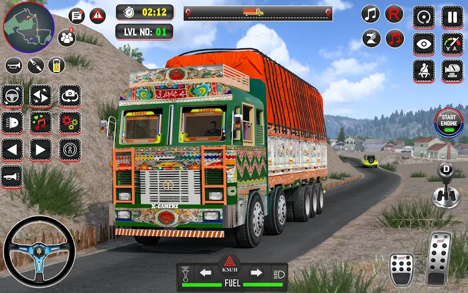 Indian Truck Drive Truck Games (Индийский грузовой симулятор) [МОД Mega Pack] Screenshot 2