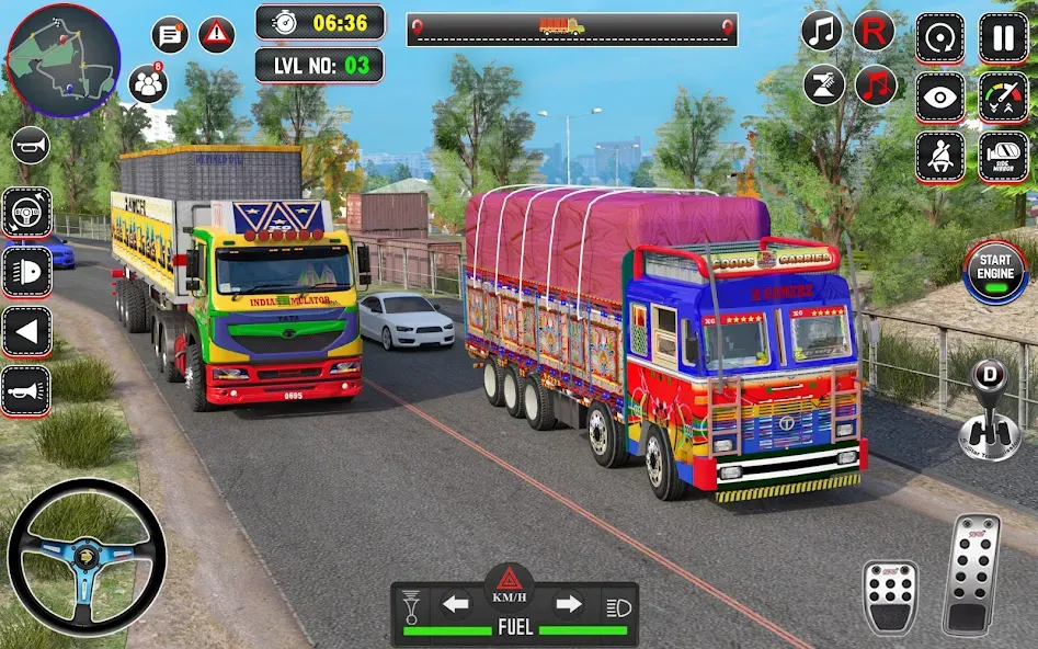 Indian Truck Drive Truck Games (Индийский грузовой симулятор) [МОД Mega Pack] Screenshot 4