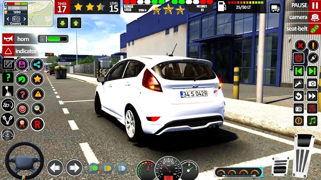 School Car Game 3d Car Driving [МОД Unlimited Money] Screenshot 3