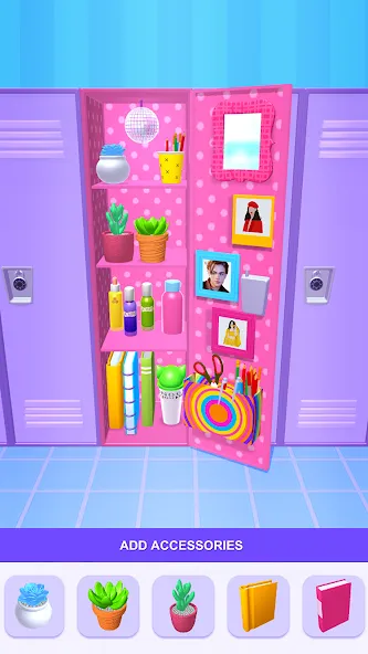 DIY Locker 3D (ДИУАЙ Локер 3Д) [МОД Menu] Screenshot 1