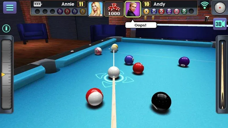 3D Pool Ball [МОД Все открыто] Screenshot 1