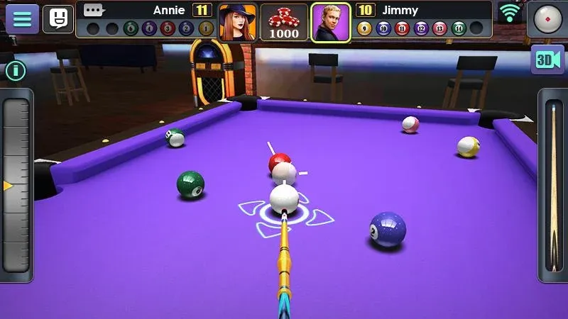3D Pool Ball [МОД Все открыто] Screenshot 4