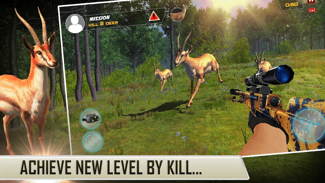 Dino Hunting Sniper Shooter 3D [МОД Меню] Screenshot 4