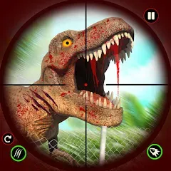 Скачать взлом Dino Hunting Sniper Shooter 3D  [МОД Меню]