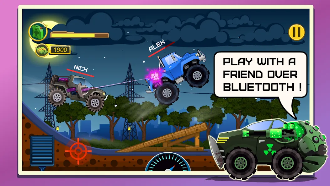 Mad Hill Racing: Bluetooth (Мад Хилл Рейсинг) [МОД Бесконечные монеты] Screenshot 1