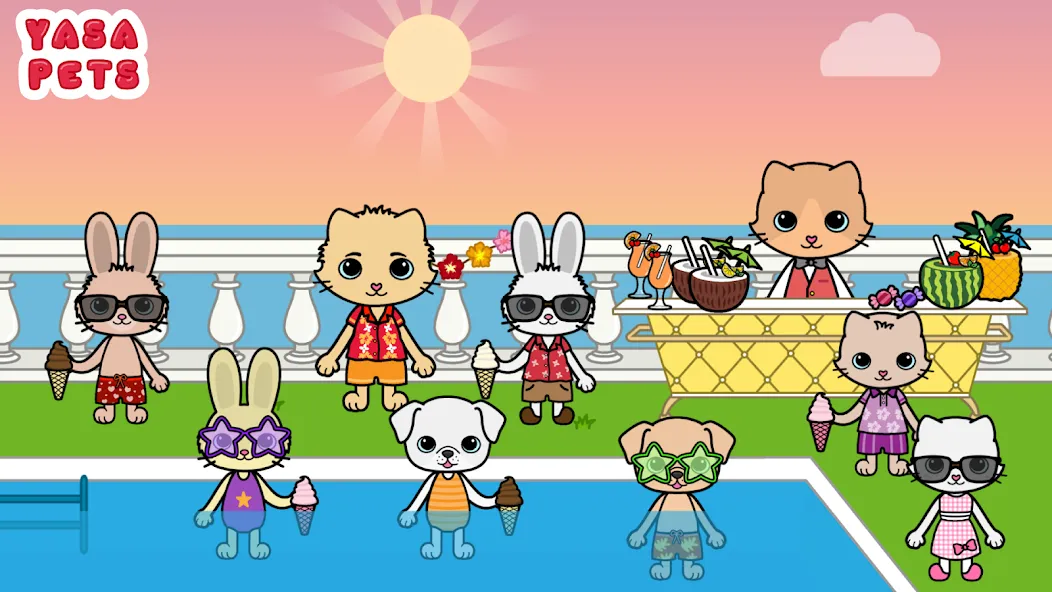 Yasa Pets Vacation (Яса Петс Вакейшн) [МОД Много монет] Screenshot 3