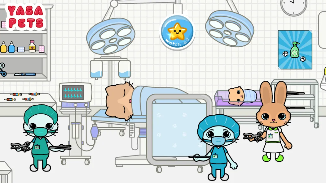 Yasa Pets Hospital (Яса Петс Хоспитал) [МОД Все открыто] Screenshot 3