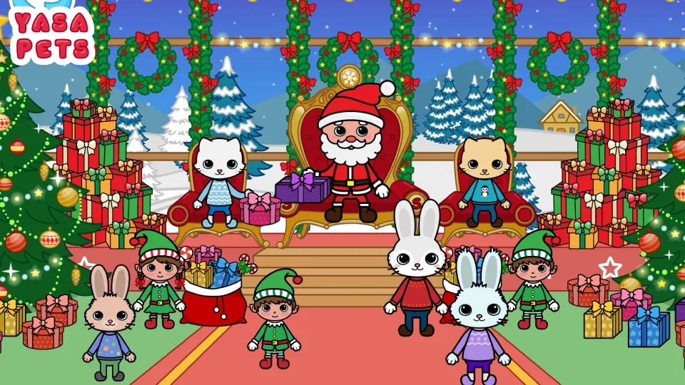Yasa Pets Christmas (Яса Петс Кристмас) [МОД Unlimited Money] Screenshot 1