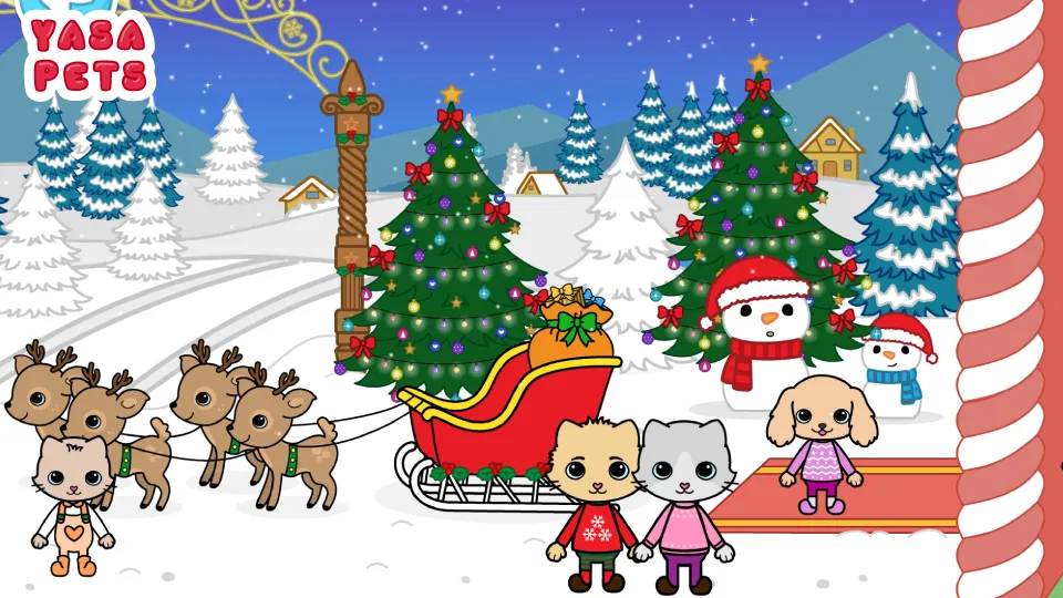 Yasa Pets Christmas (Яса Петс Кристмас) [МОД Unlimited Money] Screenshot 2