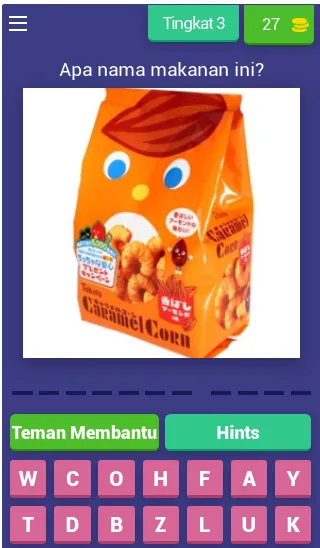 Tebak Makanan Ringan Indonesia (Гаме маканан Ринган) [МОД Unlocked] Screenshot 4
