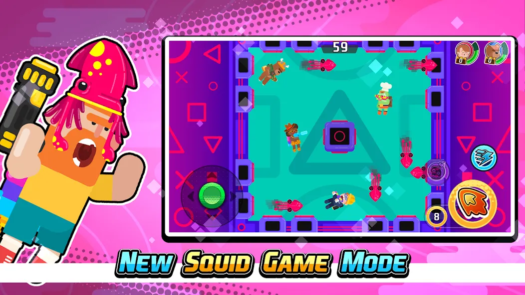 Gravity Brawl: Hero Shooter [МОД Mega Pack] Screenshot 4