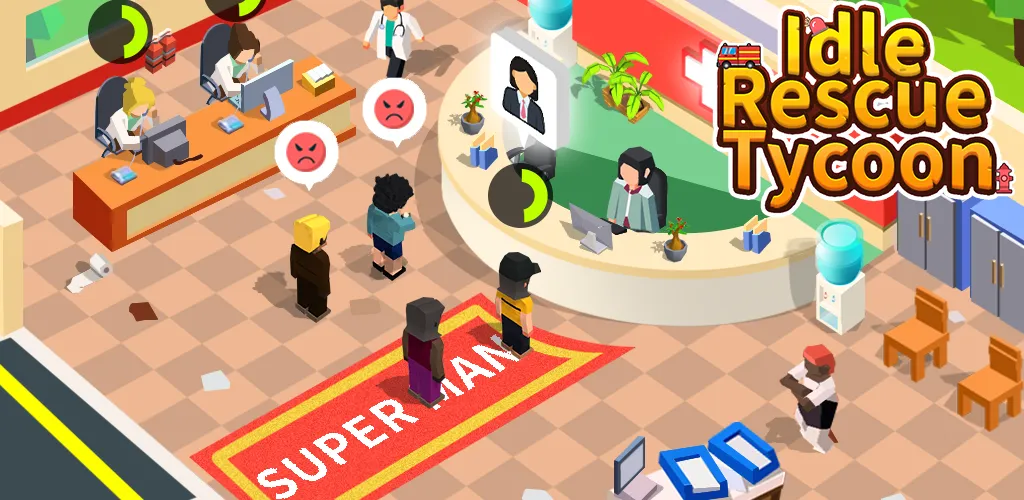 Idle Rescue Tycoon (Айдл Рескью Тайкун) [МОД Все открыто] Screenshot 5