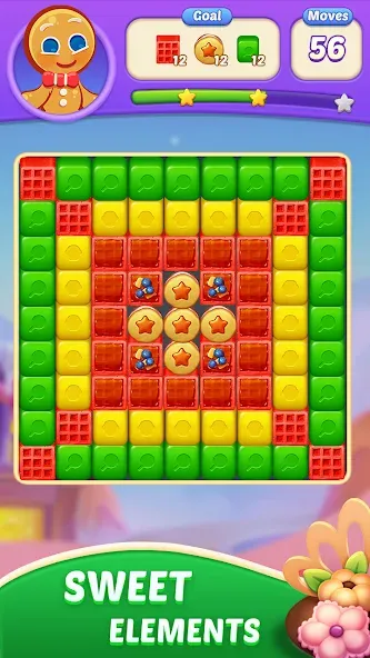 Candy Blast Fever:Cubes Crush (Кенди Бласт Фивер) [МОД Menu] Screenshot 2