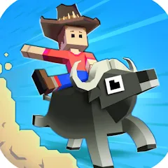 Взломанная Rodeo Stampede: Sky Zoo Safari  [МОД Бесконечные деньги]