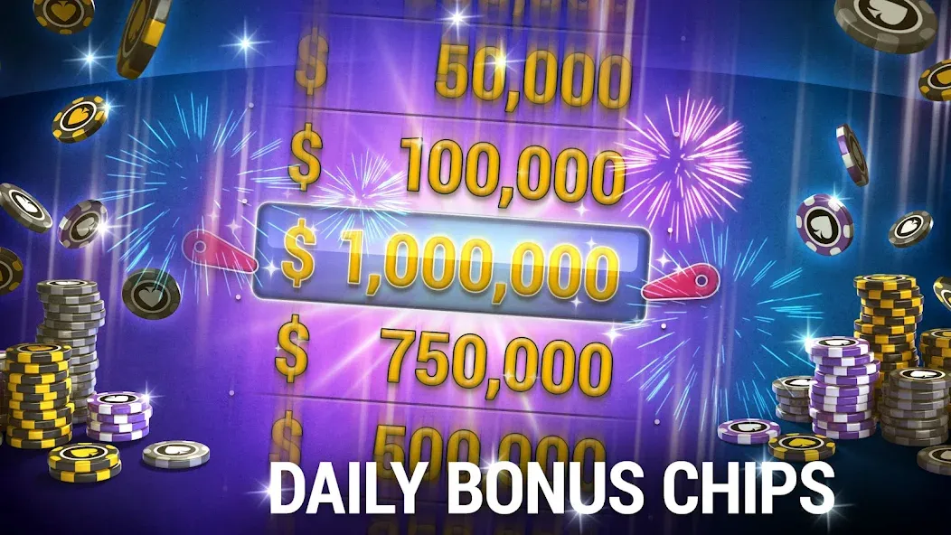 Poker World, Offline TX Holdem (Покер Ворлд) [МОД Бесконечные монеты] Screenshot 2