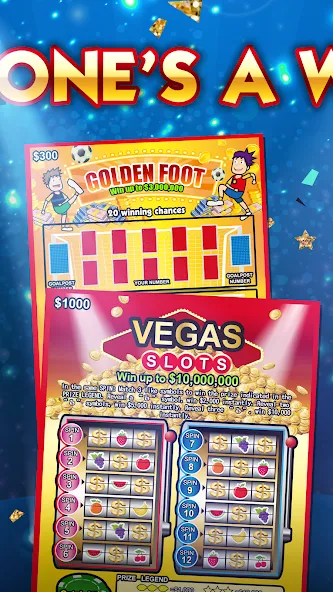 Lottery Scratch Off - Mahjong [МОД Много монет] Screenshot 2