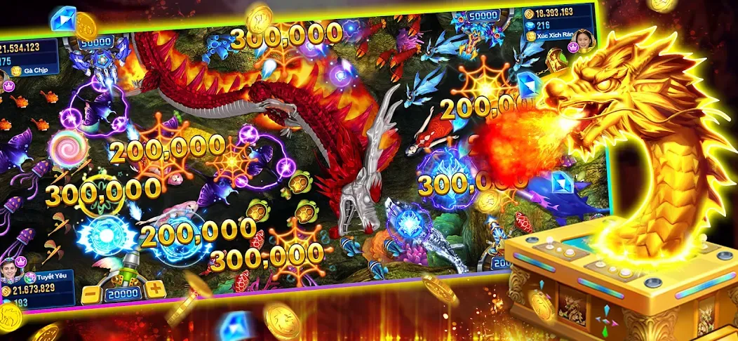 Dragon King:fish table games (Драгон Кинг) [МОД Много монет] Screenshot 4