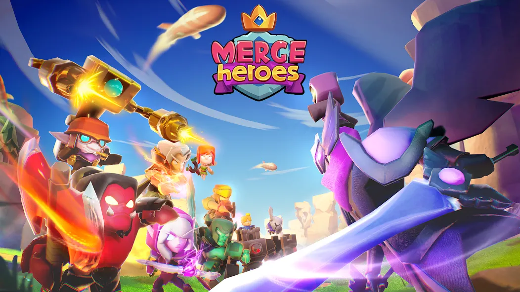 Merge Heroes: Tower Defense (Мердж Хероес) [МОД Меню] Screenshot 1