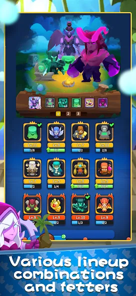 Merge Heroes: Tower Defense (Мердж Хероес) [МОД Меню] Screenshot 5