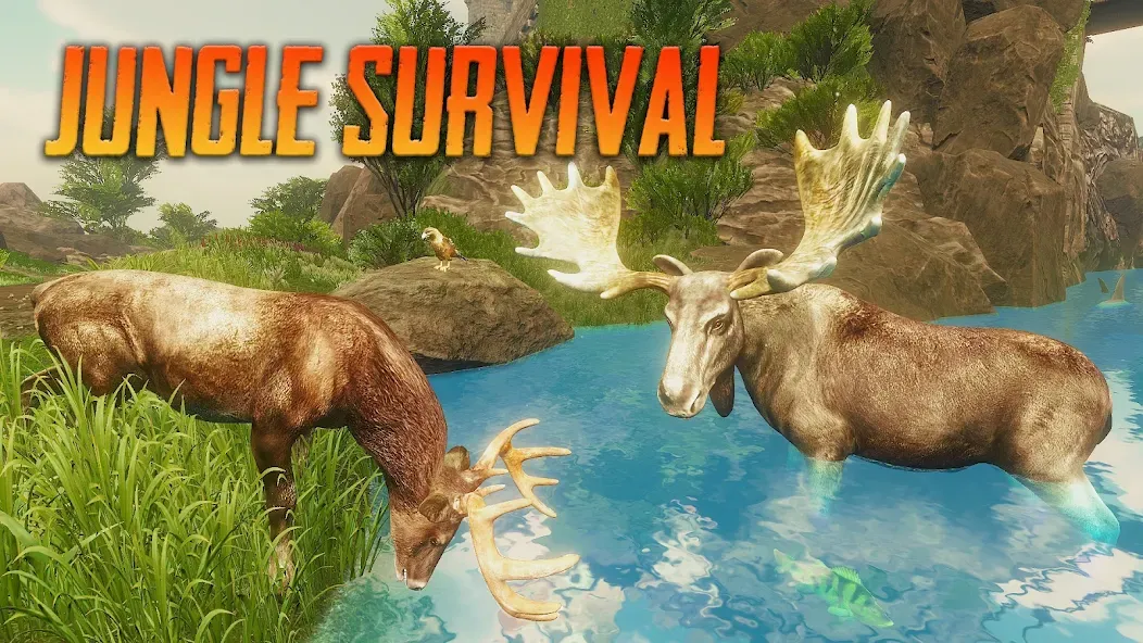 The Moose - Animal Simulator (Зе Мус) [МОД Unlocked] Screenshot 1