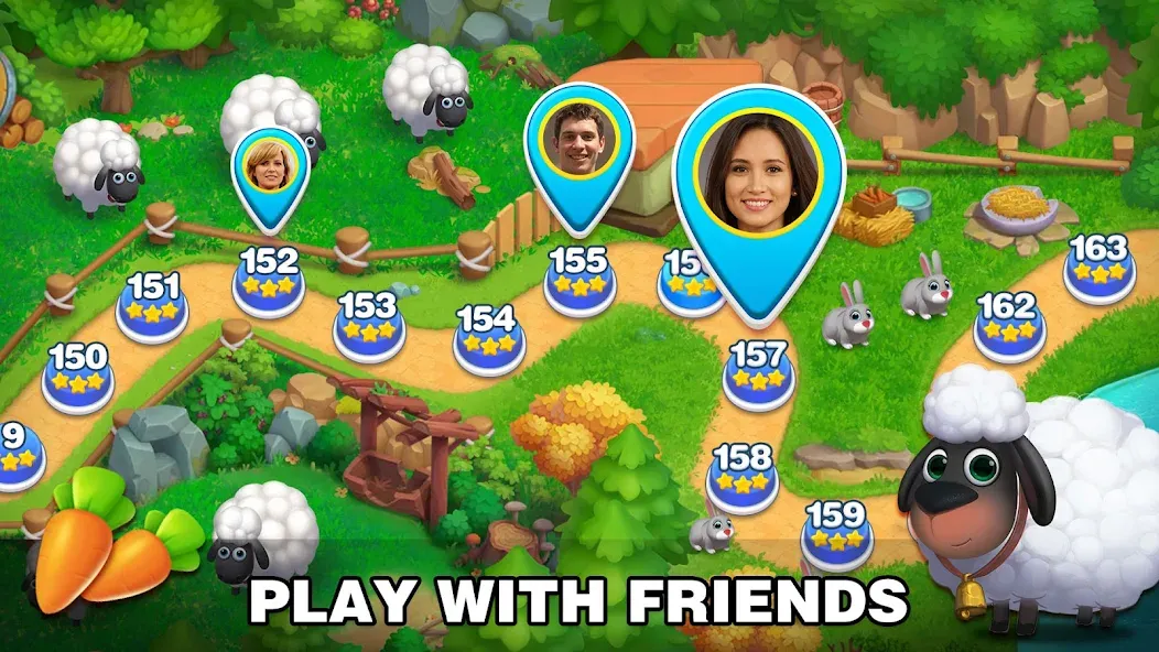 Solitaire Farm: Card Games (Соляр Фарм) [МОД Бесконечные деньги] Screenshot 4