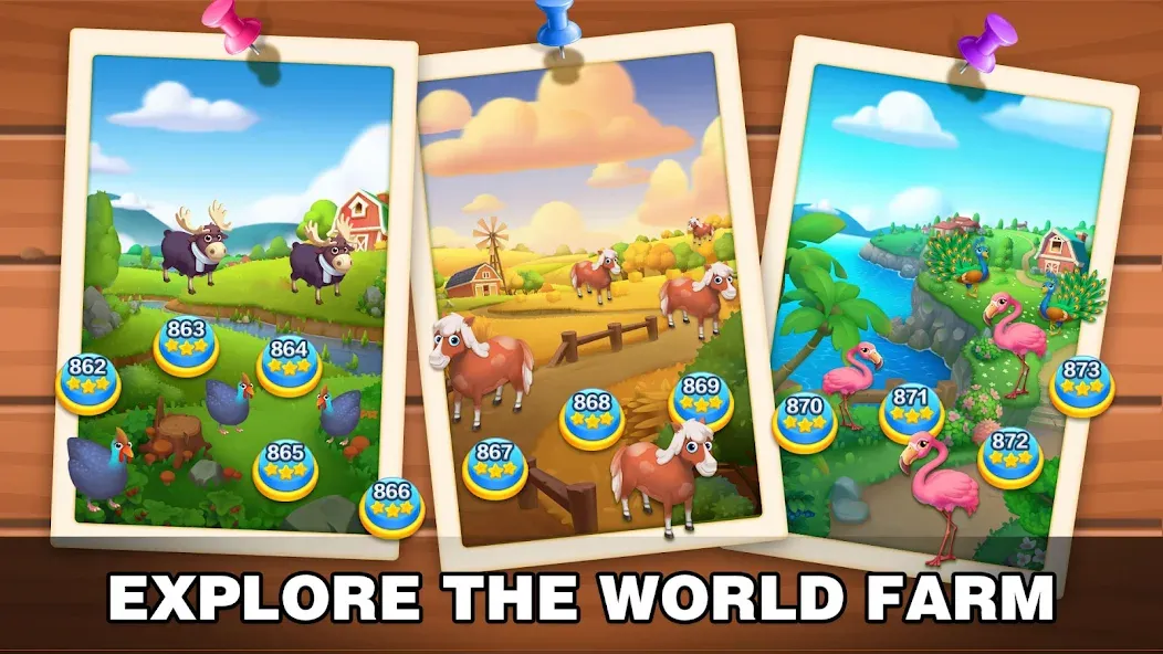 Solitaire Farm: Card Games (Соляр Фарм) [МОД Бесконечные деньги] Screenshot 5