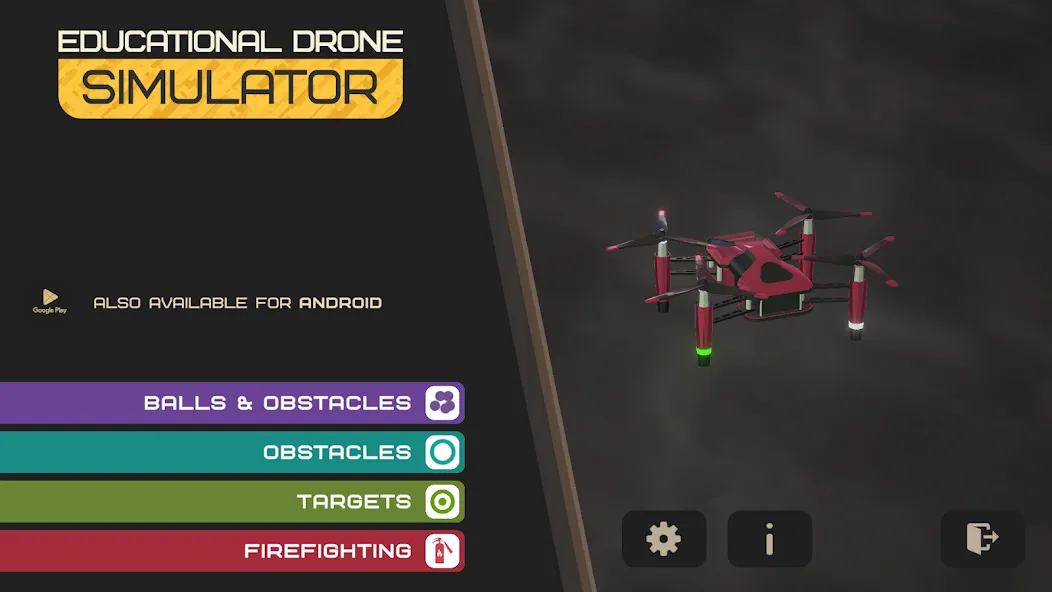 Edu Drone Simulator [МОД Mega Pack] Screenshot 1