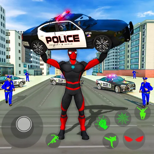 Spider Miami Rope Hero Ninja [МОД Все открыто] Screenshot 1