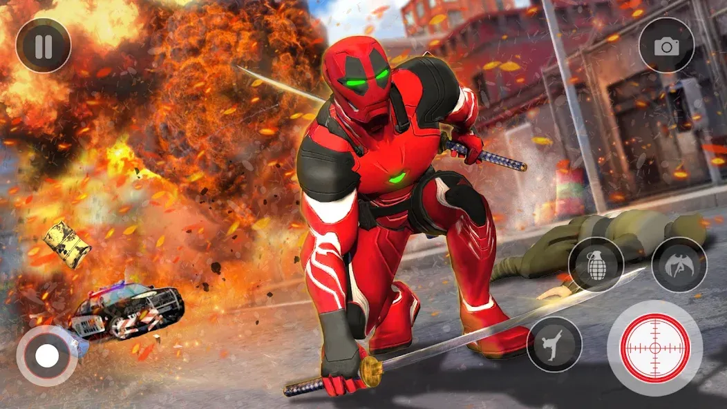 Spider Miami Rope Hero Ninja [МОД Все открыто] Screenshot 5