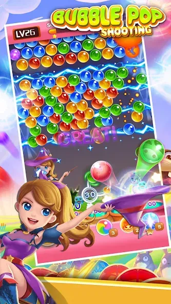 Bubble Pop - Classic Bubble Sh (Бабл Поп) [МОД Меню] Screenshot 1