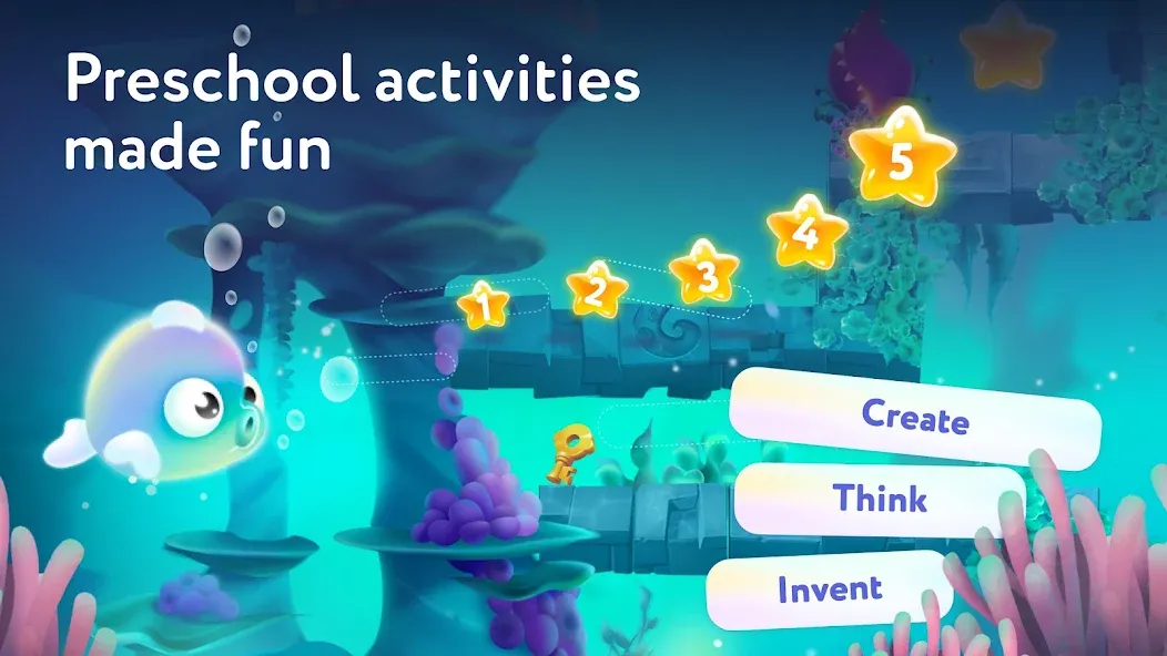 Zebrainy - abc kids games [МОД Бесконечные монеты] Screenshot 3