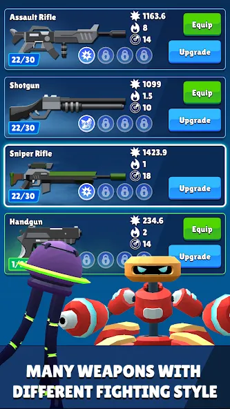 Ascent Hero: Roguelike Shooter (Ассент Хиро) [МОД Mega Pack] Screenshot 2