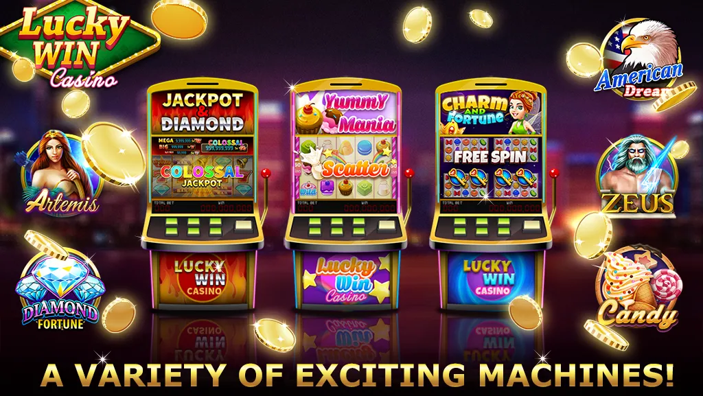Lucky Win Casino™ SLOTS GAME (Лаки Вин казино СЛОТЫ ИГРА) [МОД Menu] Screenshot 2