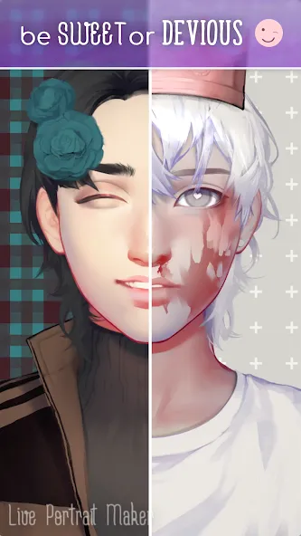 Live Portrait Maker: Guys (Лайв Портрет Мейкер) [МОД Много монет] Screenshot 5