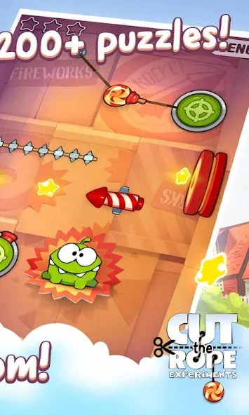Cut the Rope: Experiments (Кат зе Роуп) [МОД Menu] Screenshot 2
