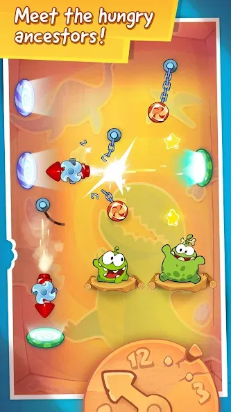 Cut the Rope: Time Travel (Сат зе Роуп) [МОД Menu] Screenshot 4
