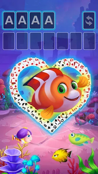Solitaire Fish Klondike Card (Солитер Карточная игра Клондайк Фиш) [МОД Много монет] Screenshot 4